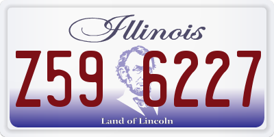 IL license plate Z596227