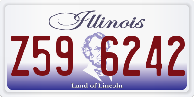 IL license plate Z596242