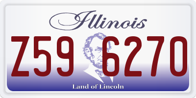IL license plate Z596270