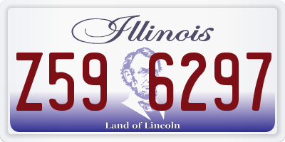 IL license plate Z596297