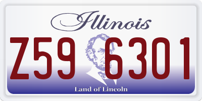 IL license plate Z596301