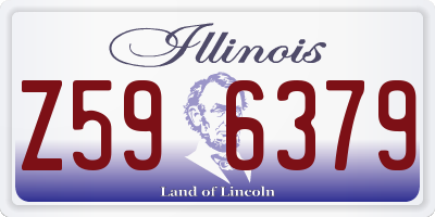 IL license plate Z596379