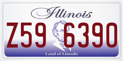 IL license plate Z596390