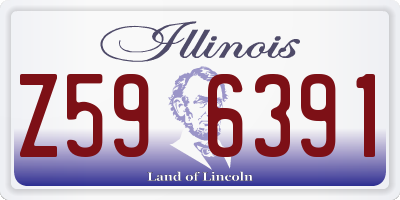 IL license plate Z596391
