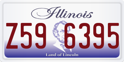 IL license plate Z596395