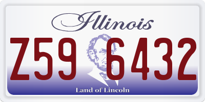 IL license plate Z596432