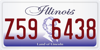 IL license plate Z596438