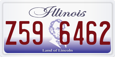 IL license plate Z596462