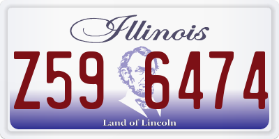 IL license plate Z596474