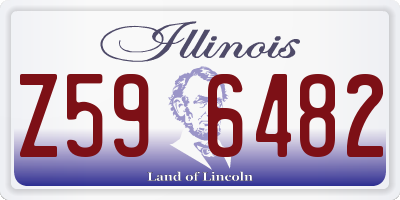 IL license plate Z596482