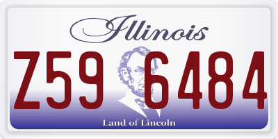 IL license plate Z596484