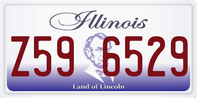 IL license plate Z596529