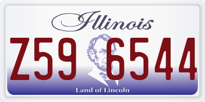 IL license plate Z596544