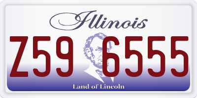 IL license plate Z596555