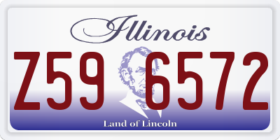 IL license plate Z596572