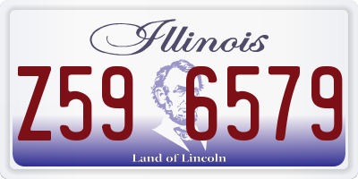 IL license plate Z596579