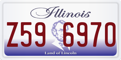 IL license plate Z596970