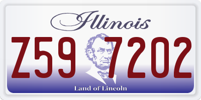 IL license plate Z597202