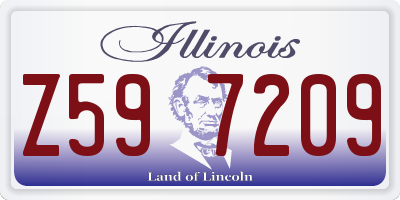 IL license plate Z597209