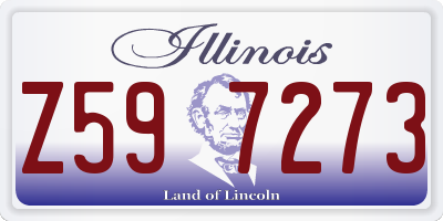 IL license plate Z597273