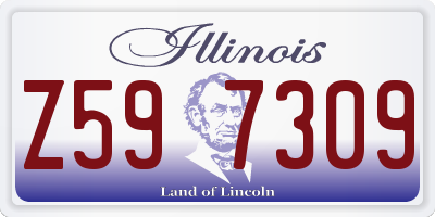 IL license plate Z597309