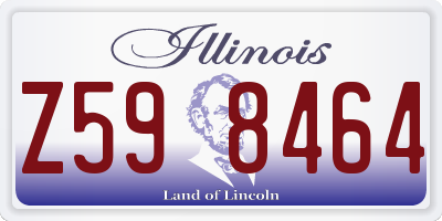 IL license plate Z598464