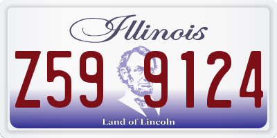 IL license plate Z599124