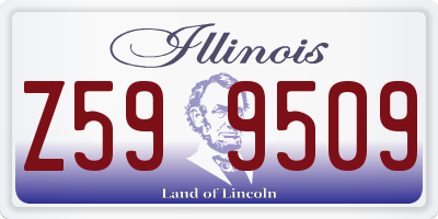 IL license plate Z599509