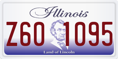 IL license plate Z601095