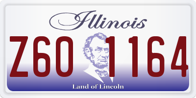 IL license plate Z601164
