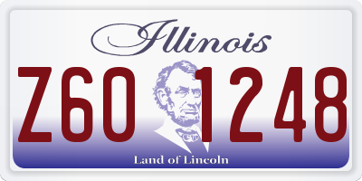 IL license plate Z601248