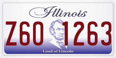 IL license plate Z601263