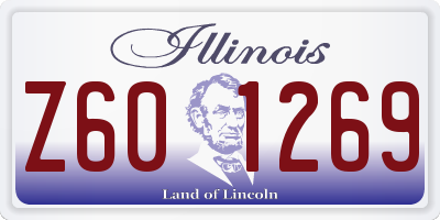 IL license plate Z601269