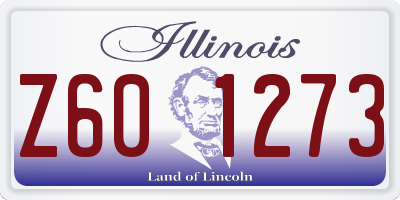 IL license plate Z601273