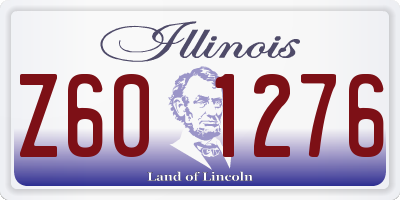 IL license plate Z601276