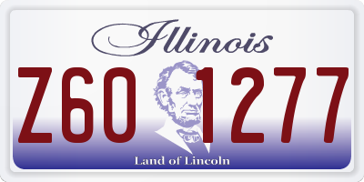 IL license plate Z601277