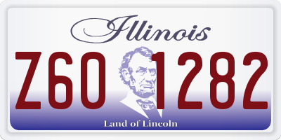 IL license plate Z601282