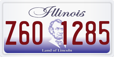 IL license plate Z601285
