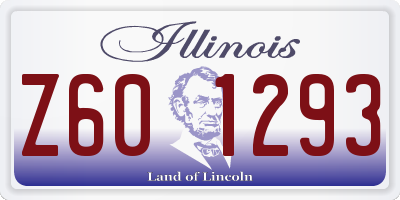 IL license plate Z601293