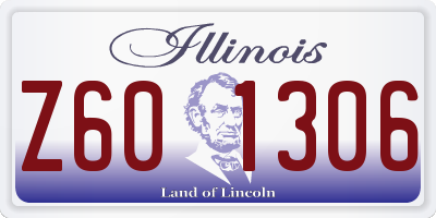 IL license plate Z601306