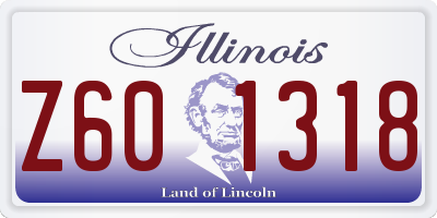 IL license plate Z601318
