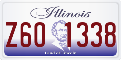 IL license plate Z601338