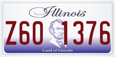 IL license plate Z601376