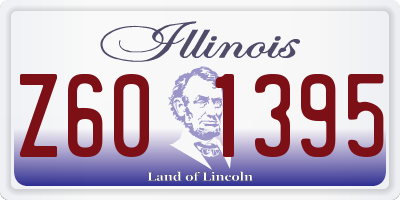 IL license plate Z601395