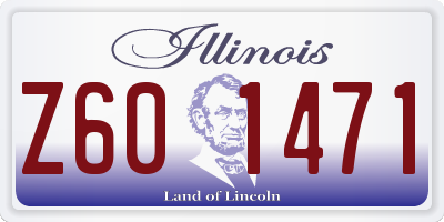IL license plate Z601471