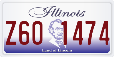 IL license plate Z601474