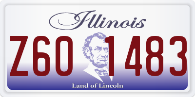 IL license plate Z601483