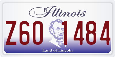 IL license plate Z601484