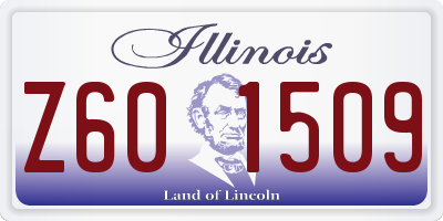 IL license plate Z601509