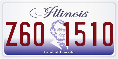 IL license plate Z601510